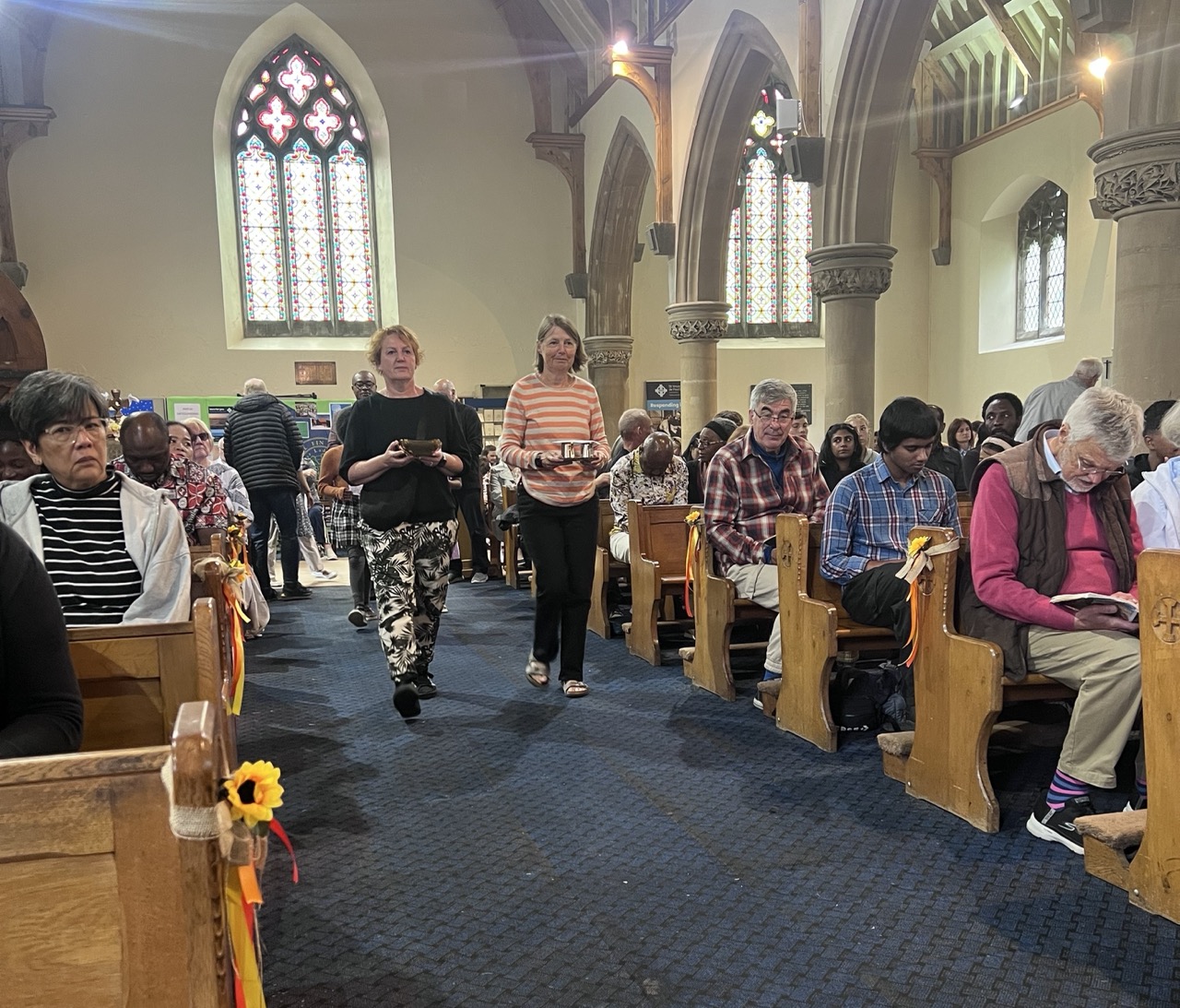Offertory procession — Trinity Sunday