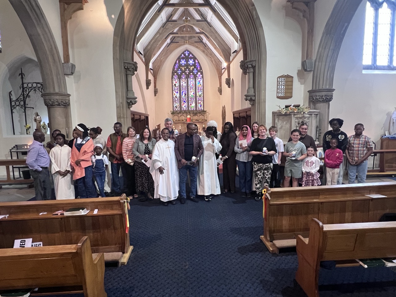 Community group photograph — second take