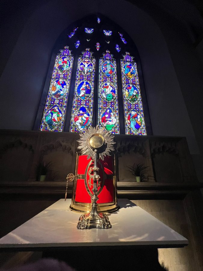 Good Shepherd stained glass window